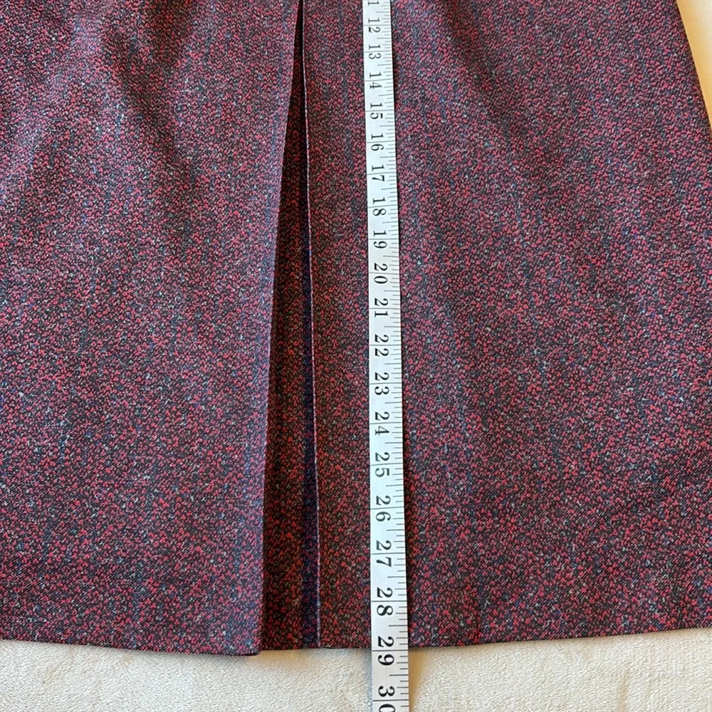 French Vintage Marcelle Griffon Made in France Calf Length Skirt 31” Waist - Picture 8 of 11